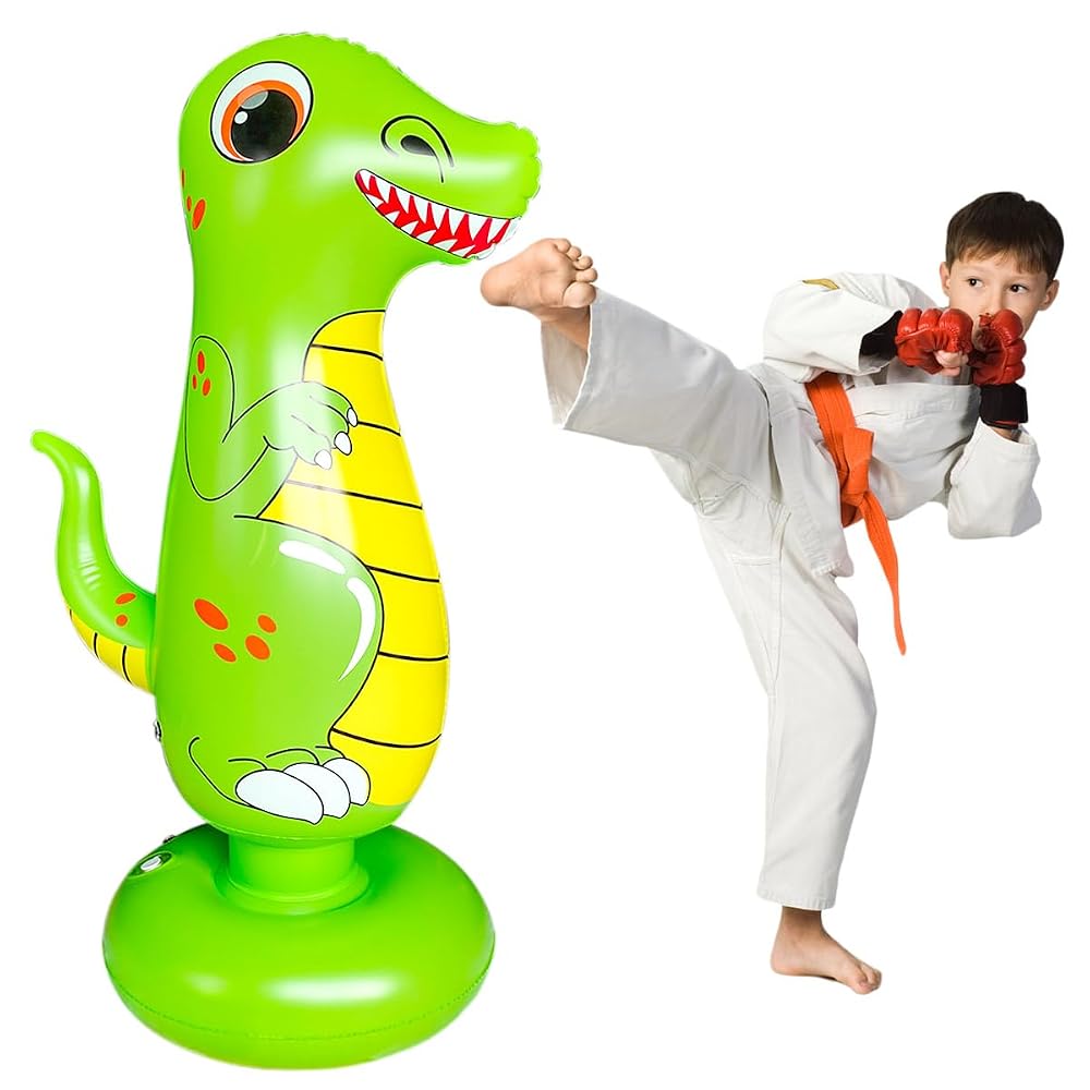 Dinosaur Free Standing Punching Bag 48 inch for Kids
