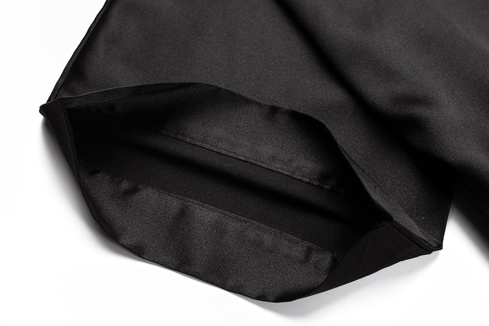 Short Satin Bridal Party Robe, view 4